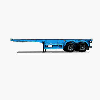20ft 2 Axle Container الشاسيه مقطورة